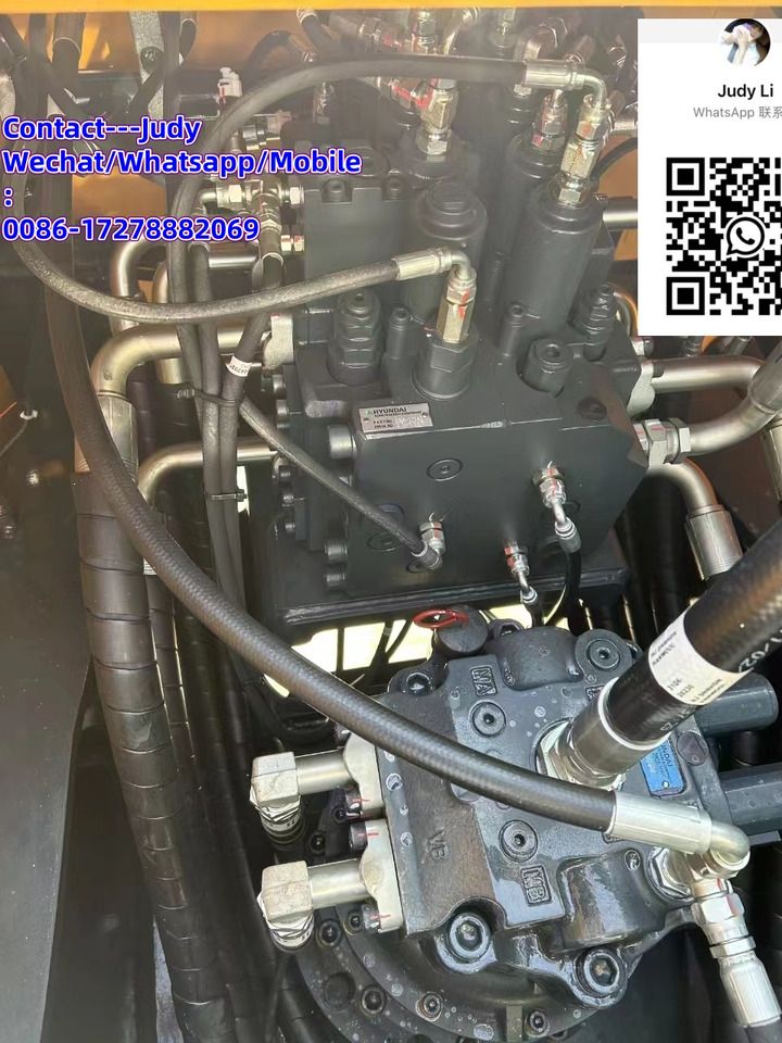 2026 Hyundai HX220HD crawler excavator hydraulic system detail