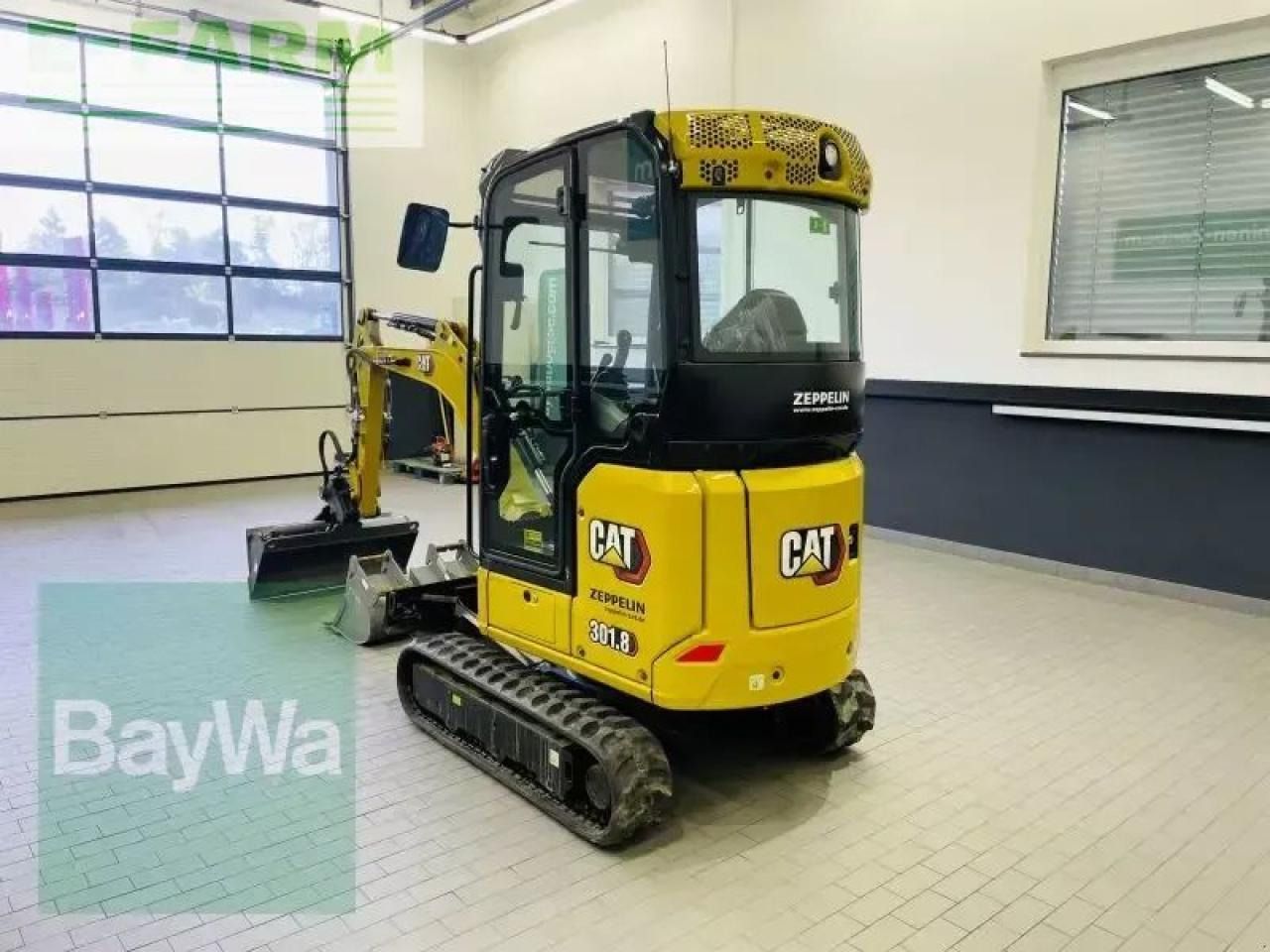 2023 Caterpillar 301.8 mini excavator, rear three-quarter view 2023 Caterpillar 301.8 mini excavator, rear three-quarter view