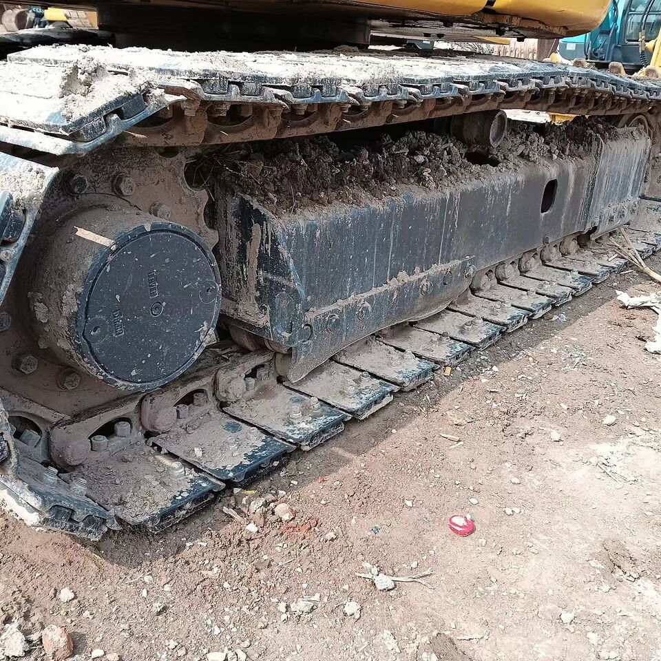 2023 Komatsu PC-55MR mini excavator track assembly close-up 2023 Komatsu PC-55MR mini excavator track assembly close-up