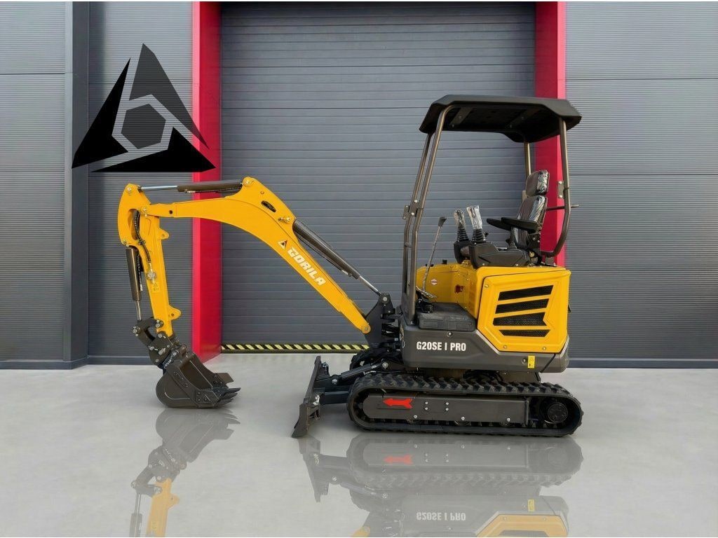 Gorila G20SE I PRO mini excavator, side view Gorila G20SE I PRO mini excavator, side view