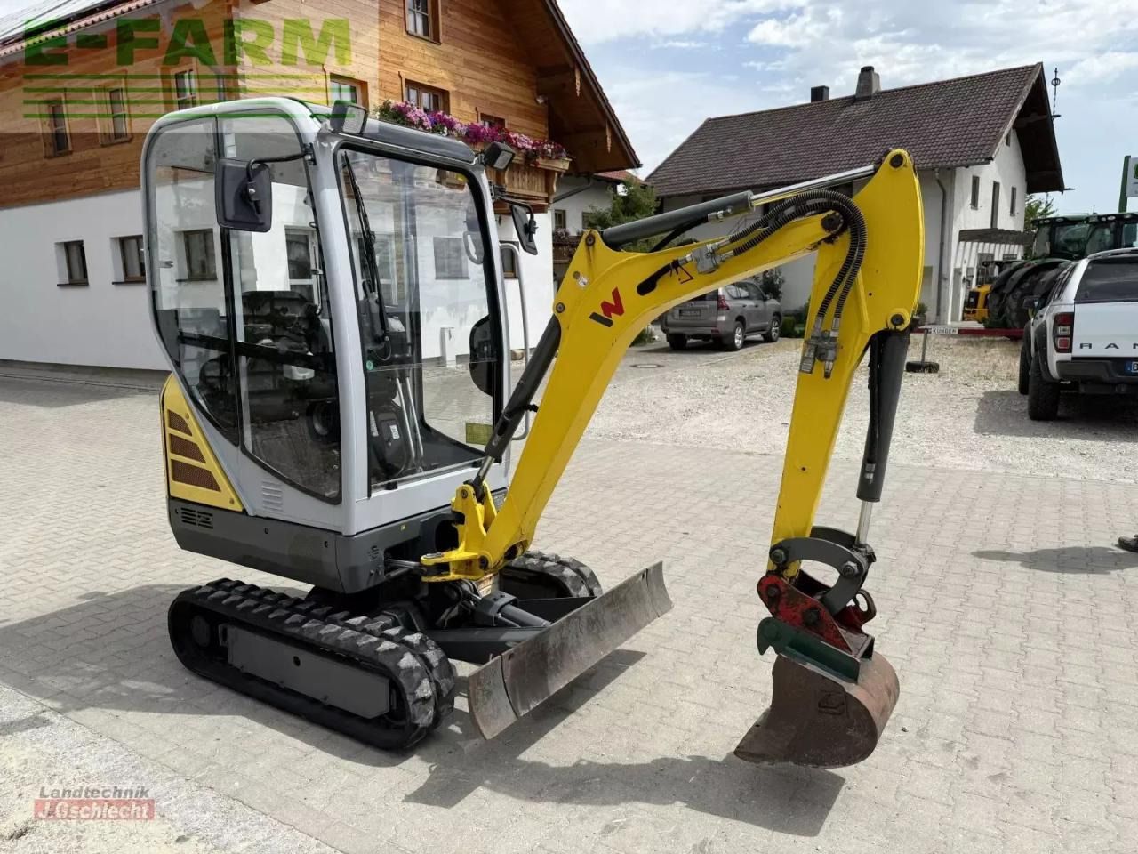 2019 Wacker Neuson ET16 mini excavator, side view