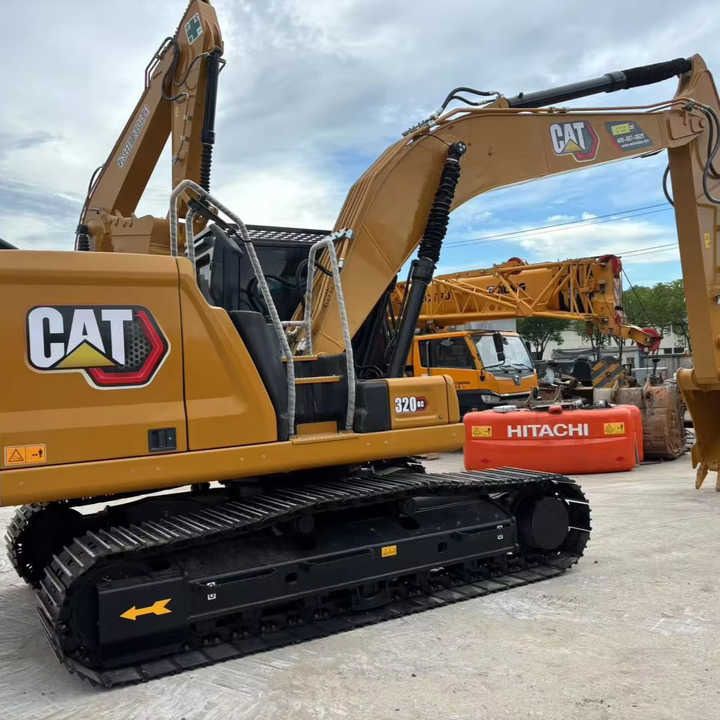 2024 Caterpillar 320GC crawler excavator, side view