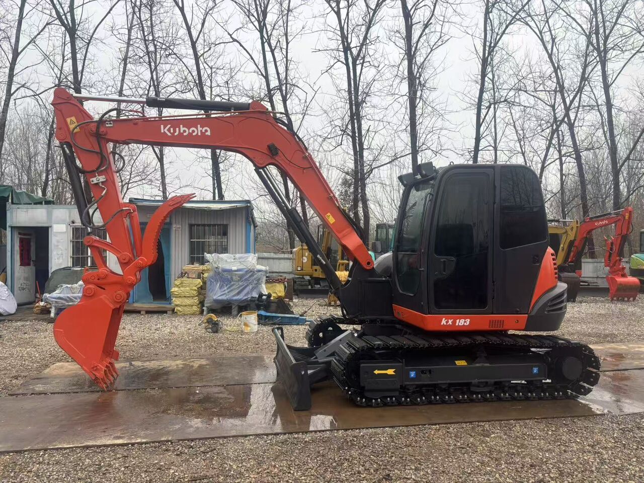2024 Kubota KX183 mini excavator, side profile view 2024 Kubota KX183 mini excavator, side profile view