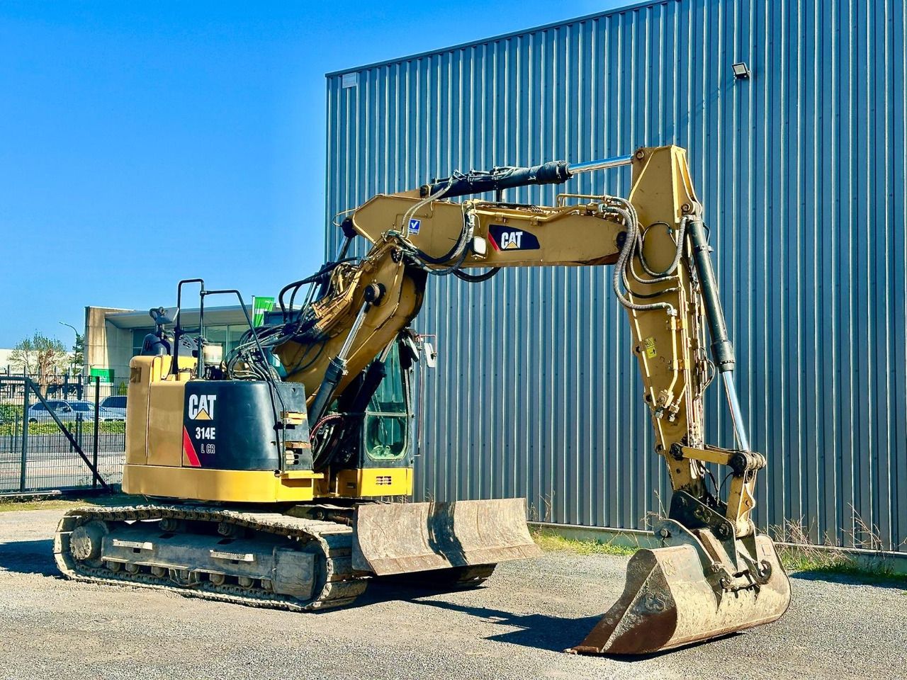 2014 Caterpillar 314ELCR crawler excavator side view