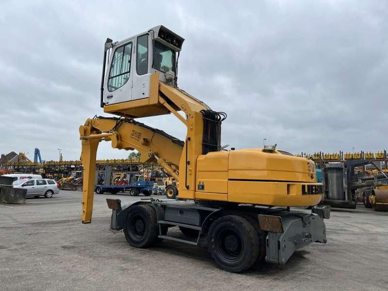 2003 Liebherr A316 LITRONIC material handler, rear three-quarter view