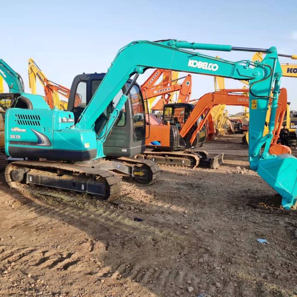 2024 Kobelco SK75-8 mini excavator, side view