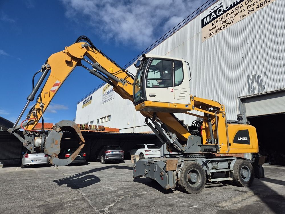 2019 Liebherr LH22 M material handler, side view