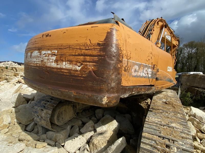 2005 CASE CX240 crawler excavator rear view