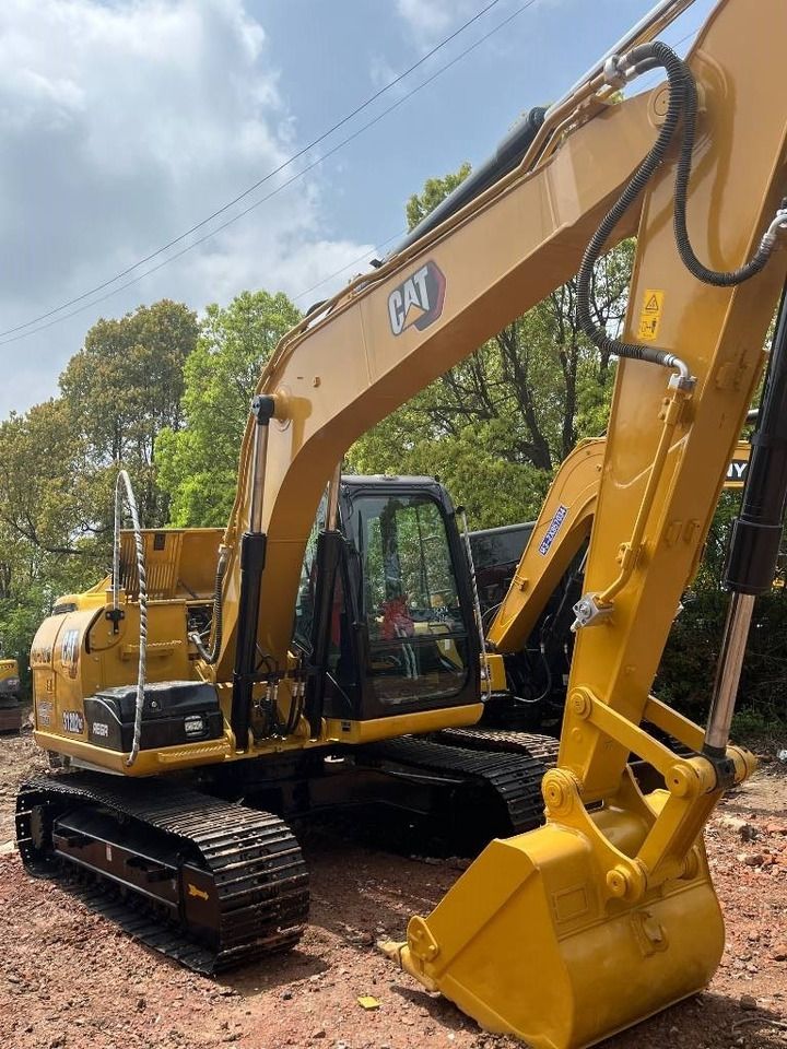 2024 Caterpillar 312 GC crawler excavator, rear three-quarter view 2024 Caterpillar 312 GC crawler excavator, rear three-quarter view