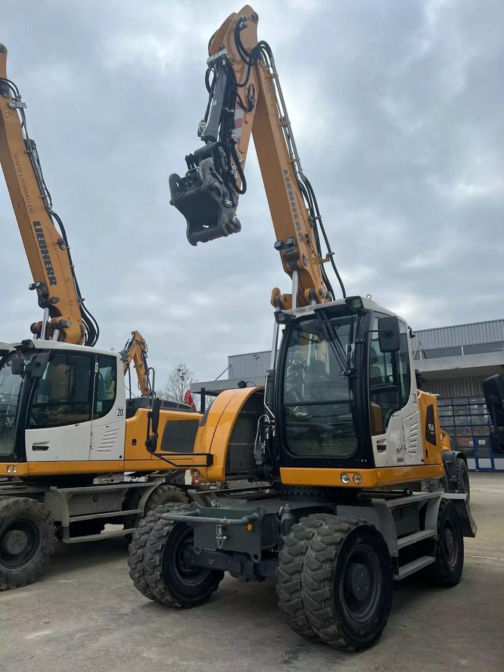 2024 Liebherr A916 Compact wheel excavator, front three-quarter view