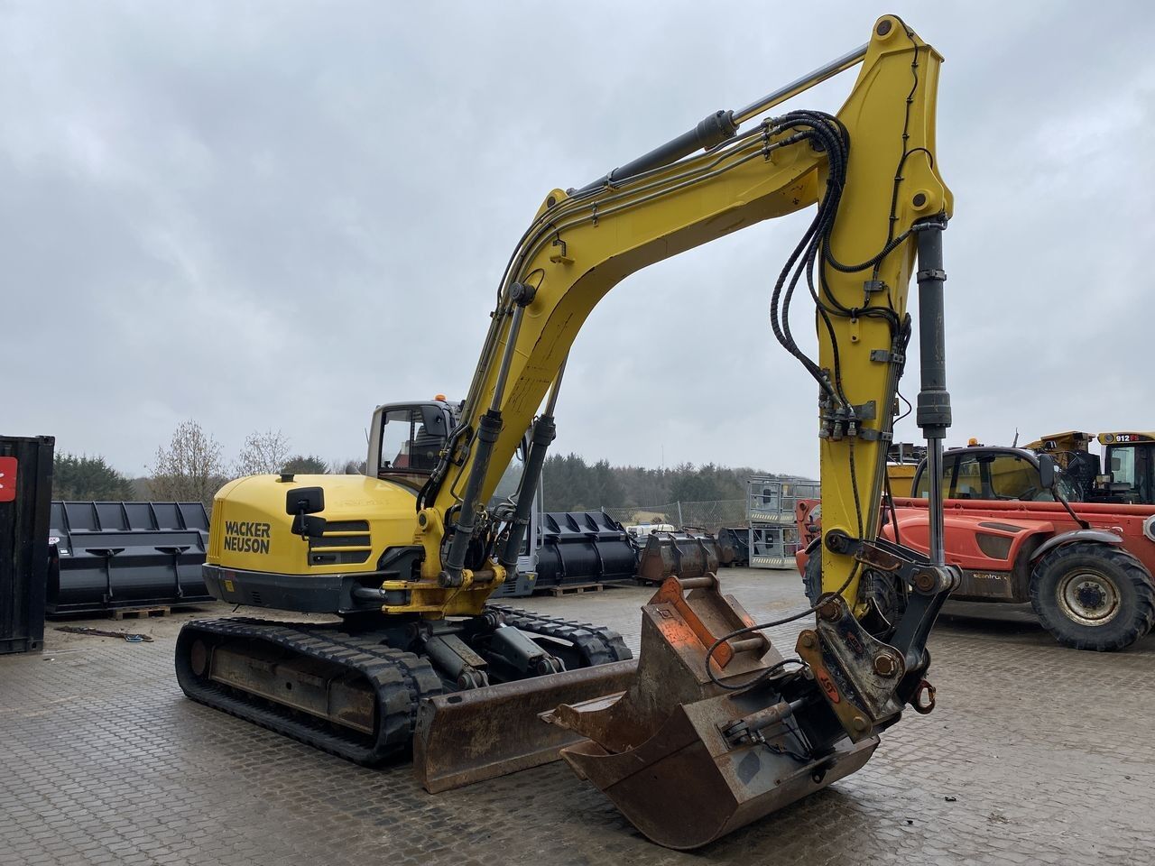 2017 Wacker Neuson ET145 crawler excavator, side view 2017 Wacker Neuson ET145 crawler excavator, side view