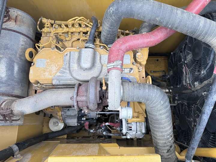 Caterpillar 320GC Crawler Excavator engine compartment view Caterpillar 320GC Crawler Excavator engine compartment view