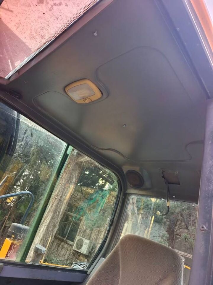 2024 Hyundai HW 60 wheel excavator cab interior view