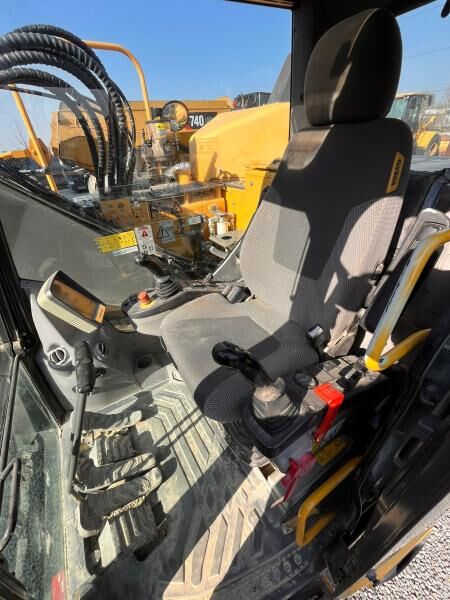 2015 Volvo ECR145DL crawler excavator interior cab view 2015 Volvo ECR145DL crawler excavator interior cab view