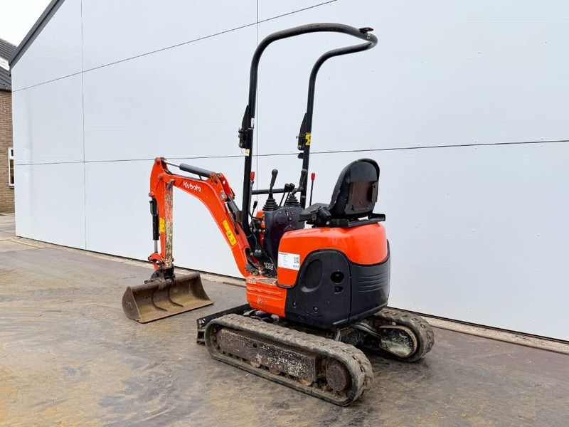 2019 Kubota U10-3 mini excavator, rear three-quarter view