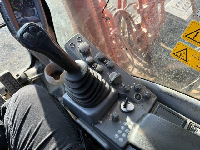 2021 Hitachi ZX210LC-6 crawler excavator interior cab controls 2021 Hitachi ZX210LC-6 crawler excavator interior cab controls