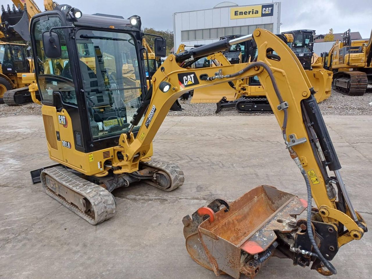2019 Caterpillar 301.8-05 crawler excavator, side view