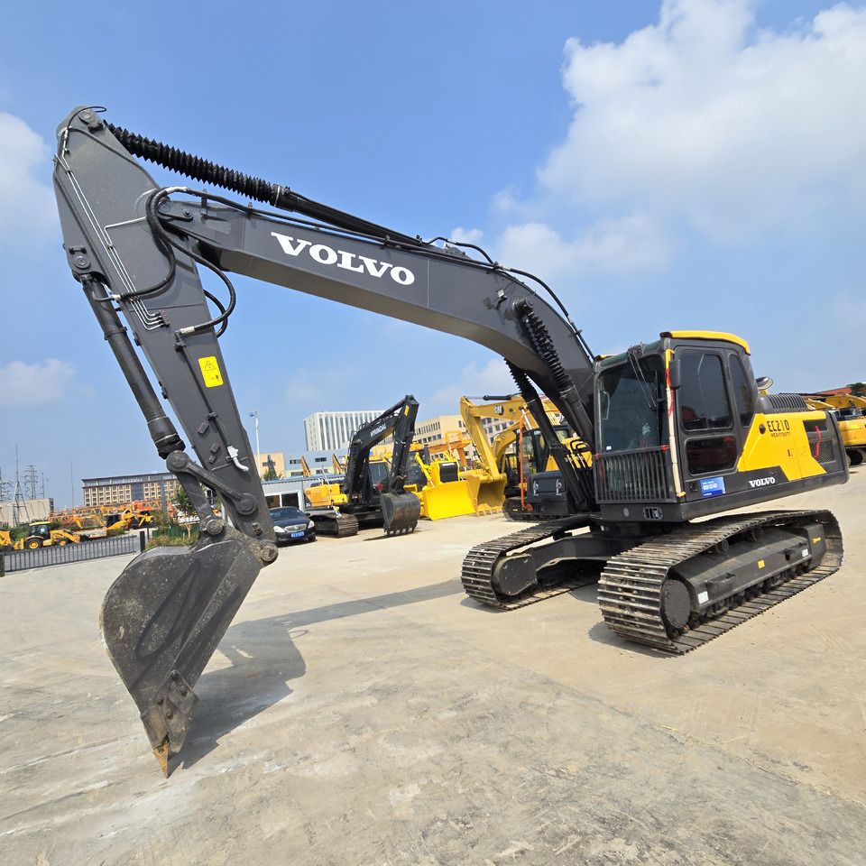 2022 Volvo EC210 crawler excavator, side view