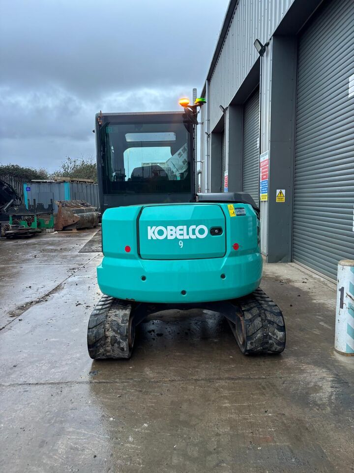 2023 Kobelco SK58SRX-7 mini excavator rear view 2023 Kobelco SK58SRX-7 mini excavator rear view