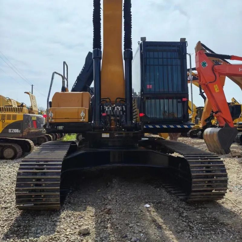 Sany SY245H crawler excavator, rear view