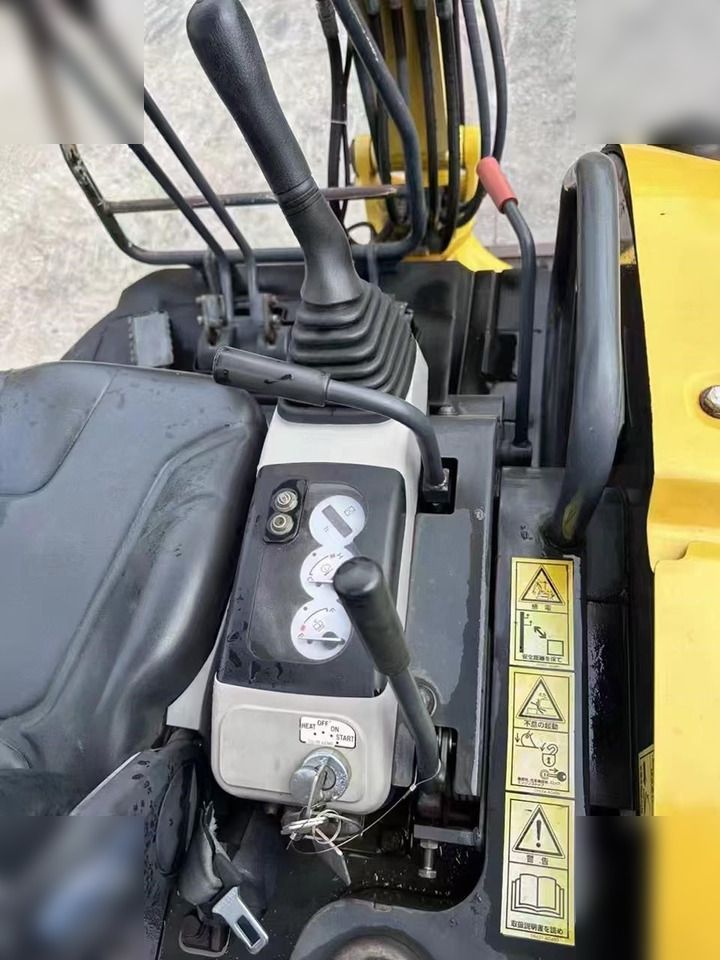 2022 Komatsu PC20MR-3 mini excavator operator station view 2022 Komatsu PC20MR-3 mini excavator operator station view
