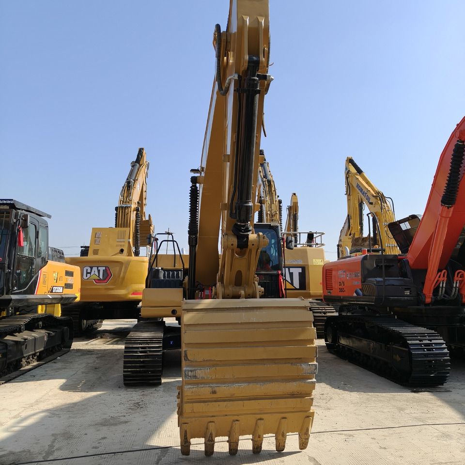 2024 Caterpillar 320GC crawler excavator, front view