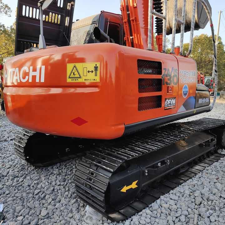 2024 Hitachi ZX130 crawler excavator rear view