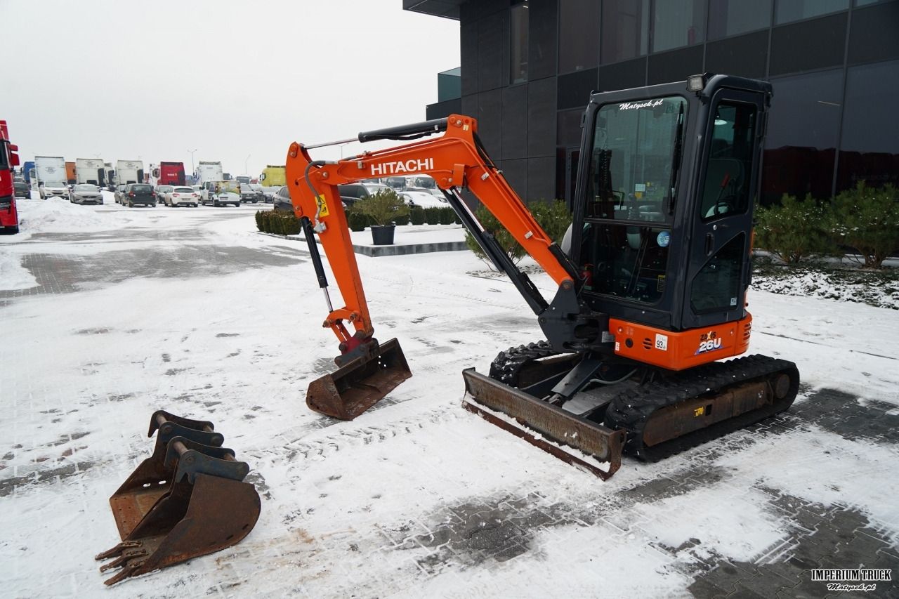 2022 Hitachi ZX26U-6 mini excavator, side view 2022 Hitachi ZX26U-6 mini excavator, side view