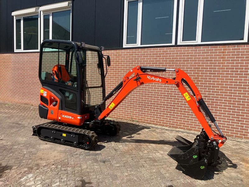 2023 Kubota KX019-4 crawler excavator, side view 2023 Kubota KX019-4 crawler excavator, side view