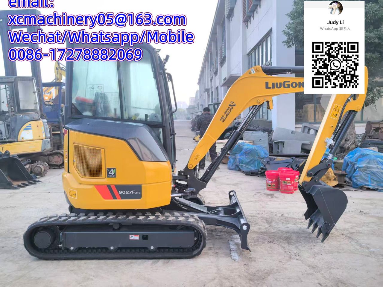 2026 LiuGong 9027F mini excavator side view 2026 LiuGong 9027F mini excavator side view