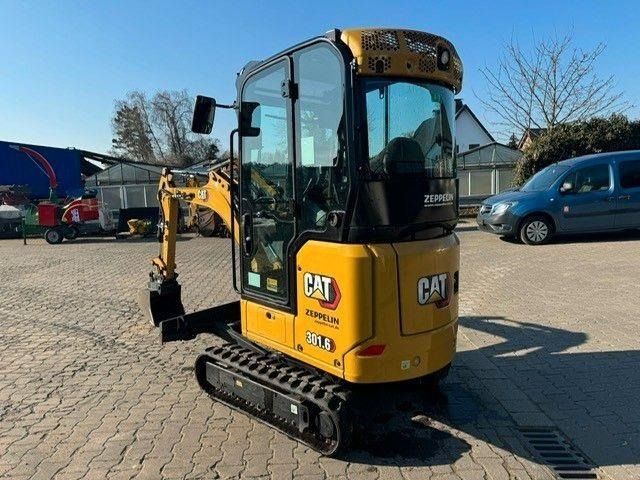 2022 Caterpillar 301.6 mini excavator, rear three-quarter view 2022 Caterpillar 301.6 mini excavator, rear three-quarter view