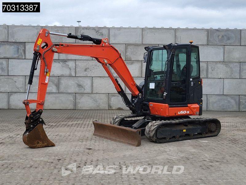 2022 Kubota U50-5 mini excavator, side view