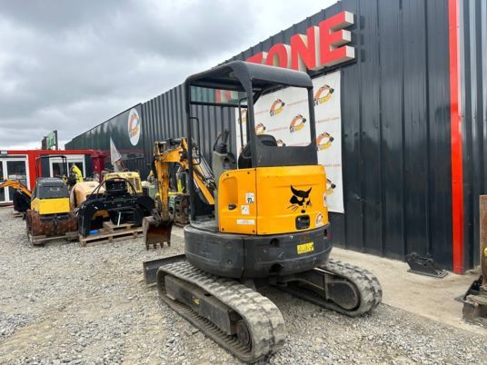 2016 Bobcat E26 mini excavator, rear three-quarter view 2016 Bobcat E26 mini excavator, rear three-quarter view