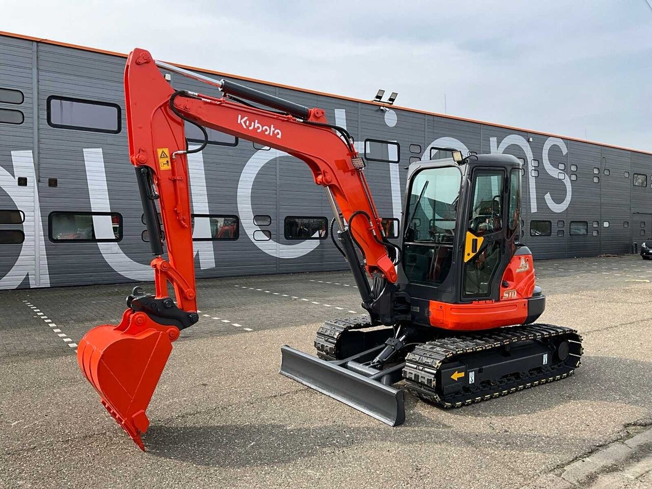 2012 Kubota KX161-3 mini excavator, side profile view