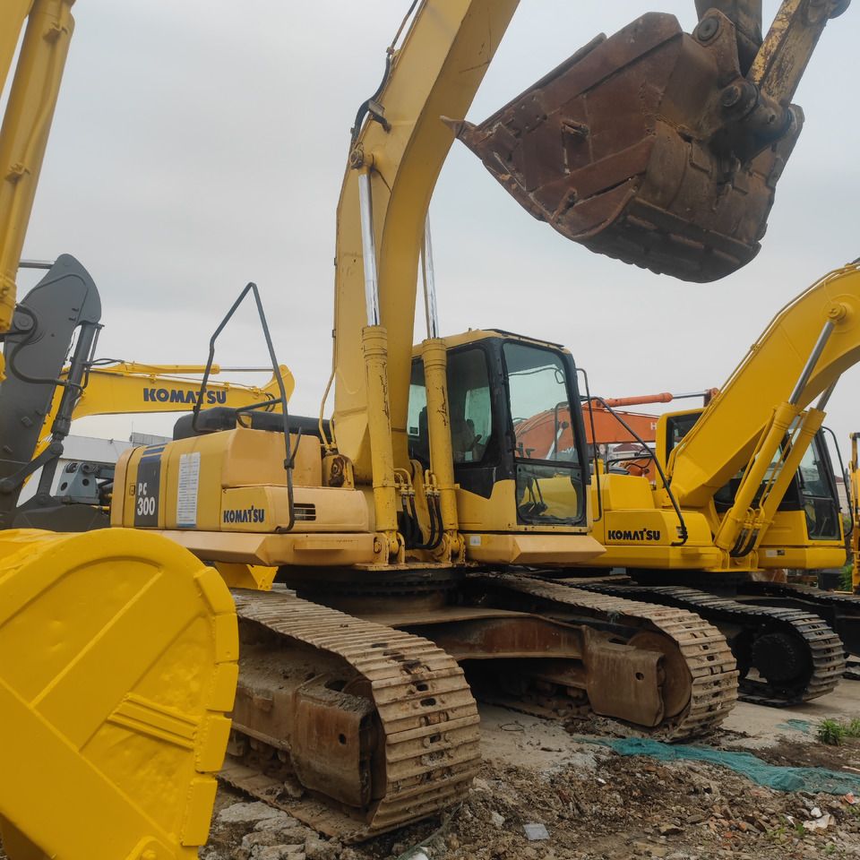 2022 Komatsu PC300-7 crawler excavator, side view