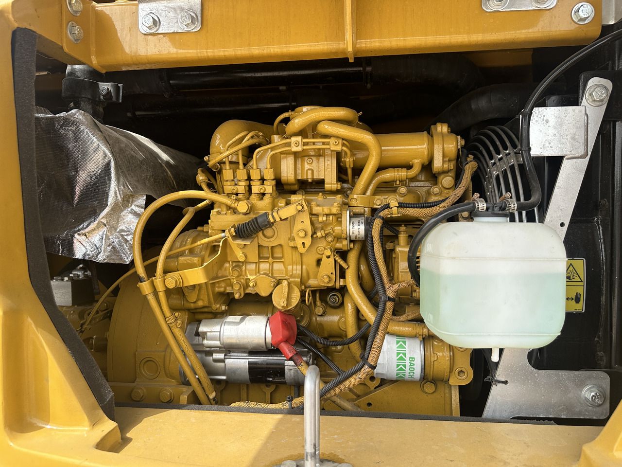 2023 Caterpillar 307E2 mini excavator engine compartment view 2023 Caterpillar 307E2 mini excavator engine compartment view