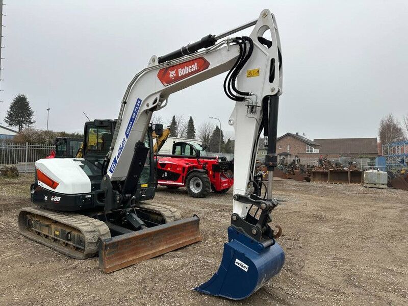 2024 Bobcat E 88 R2 mini excavator, side view 2024 Bobcat E 88 R2 mini excavator, side view