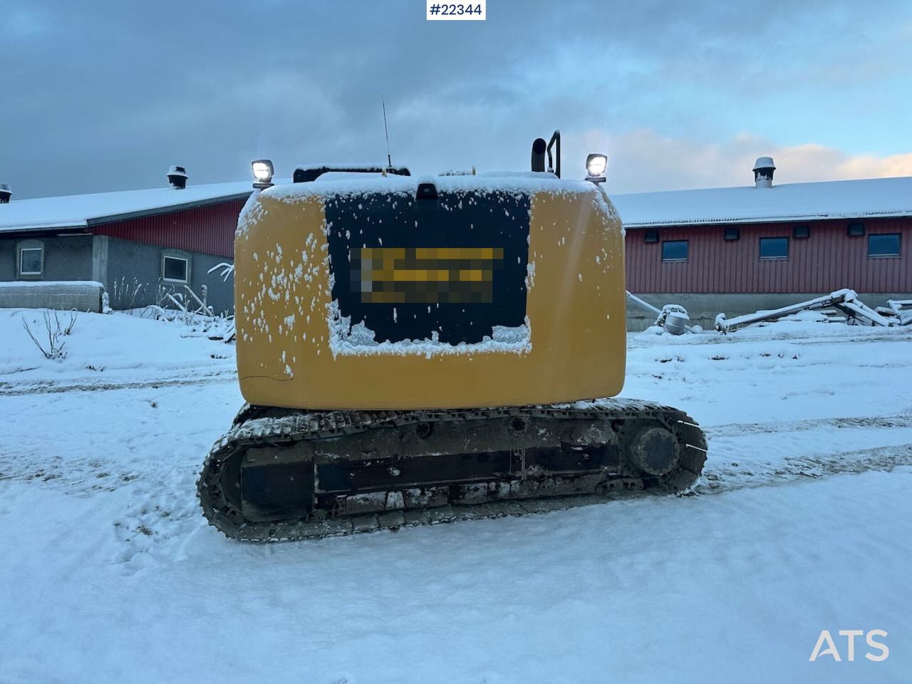 2015 Caterpillar 316EL crawler excavator, rear view 2015 Caterpillar 316EL crawler excavator, rear view