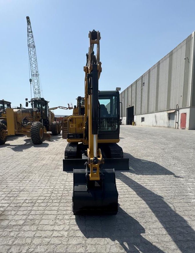 2023 Caterpillar 305.5E2 mini excavator, front view 2023 Caterpillar 305.5E2 mini excavator, front view