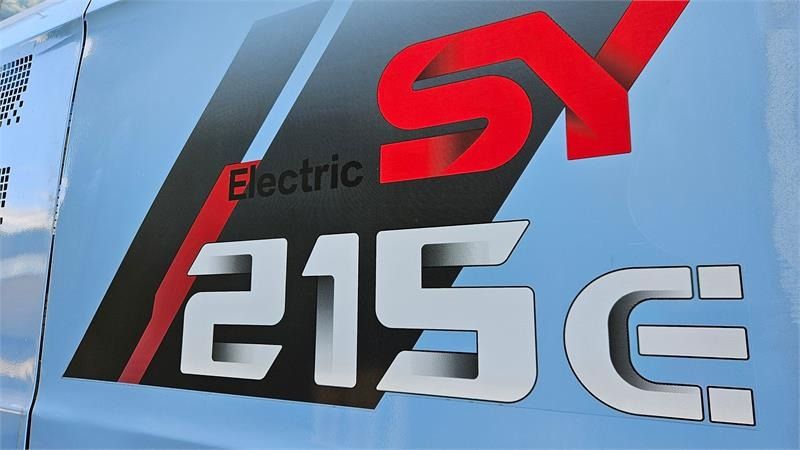 2025 Sany SY215E crawler excavator model decal detail