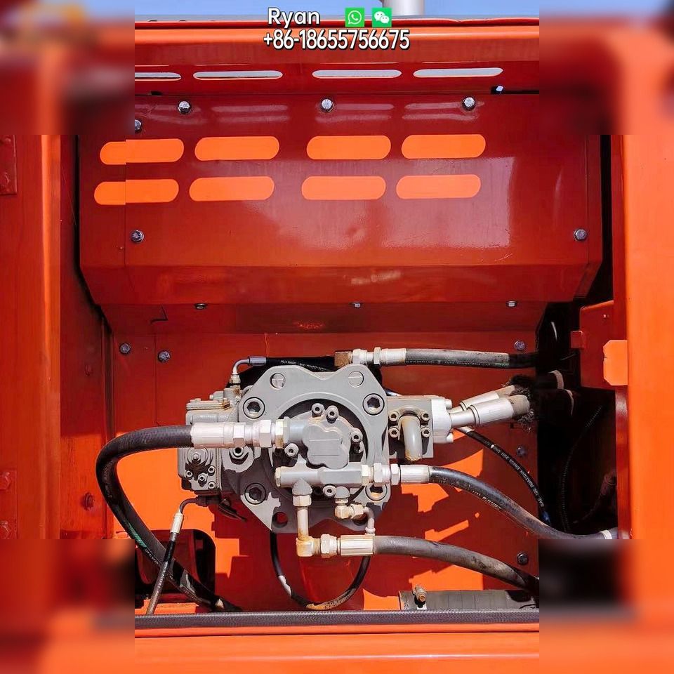 2020 Doosan DX225LC crawler excavator hydraulic pump compartment