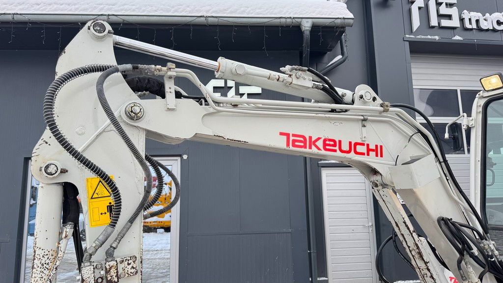 2017 Takeuchi TB230 mini excavator boom detail