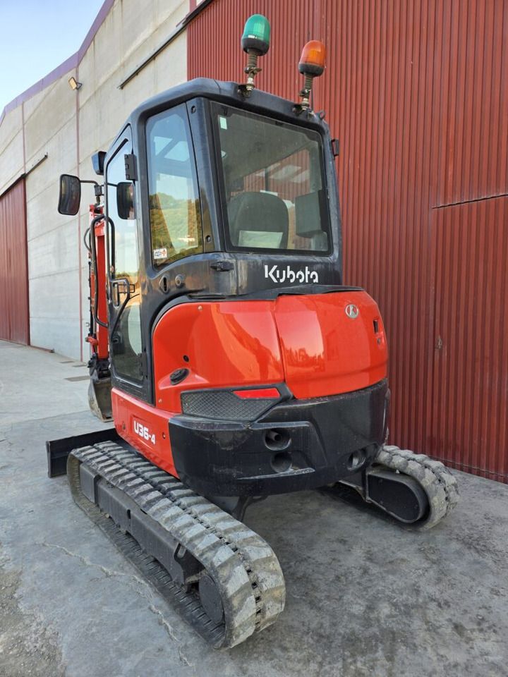 2021 Kubota U36-4 mini excavator, front three-quarter view 2021 Kubota U36-4 mini excavator, front three-quarter view