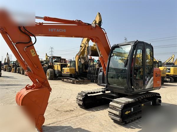 2019 Hitachi ZX70 crawler excavator, side view