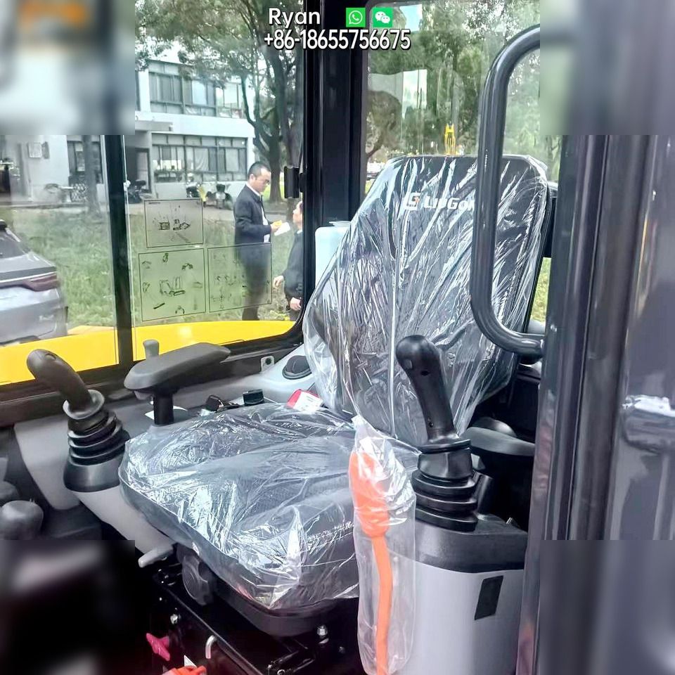 2025 LiuGong 9035FZTS mini excavator interior cab view 2025 LiuGong 9035FZTS mini excavator interior cab view