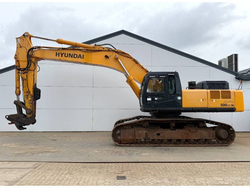 2008 Hyundai R500LC-7A crawler excavator, side profile view 2008 Hyundai R500LC-7A crawler excavator, side profile view