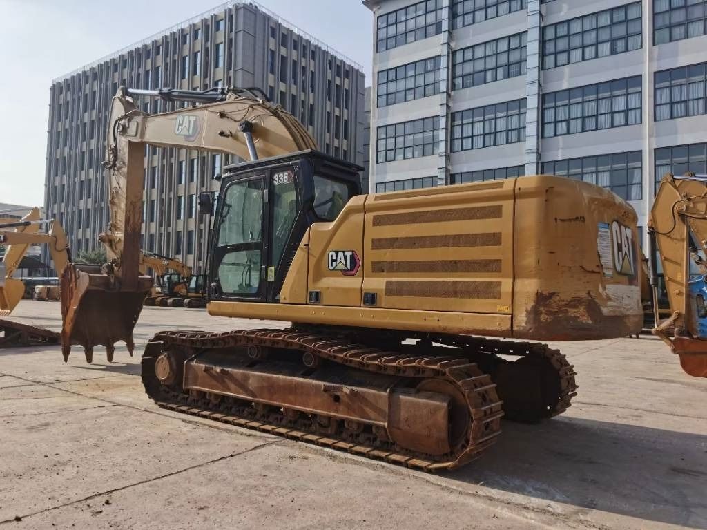 2025 Caterpillar 336 crawler excavator, side view