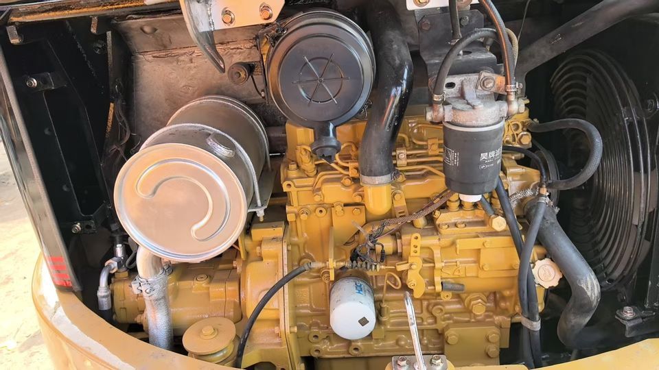 2022 Caterpillar 304 crawler excavator engine compartment view 2022 Caterpillar 304 crawler excavator engine compartment view