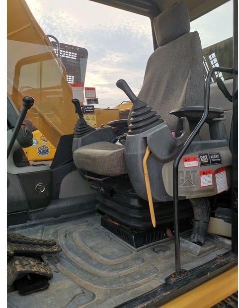 2020 Caterpillar 312D2 crawler excavator interior cab view 2020 Caterpillar 312D2 crawler excavator interior cab view