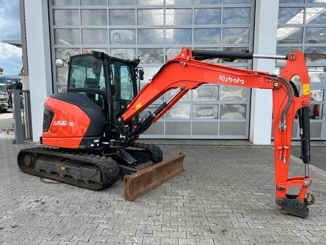 2022 Kubota U56-5 mini excavator, side view 2022 Kubota U56-5 mini excavator, side view